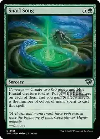 Secrets of Strixhaven Card List - Snarl Song 0161