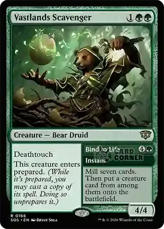 Secrets of Strixhaven Card List - Vastlands Scavenger 0166