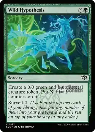 Secrets of Strixhaven Card List - Wild Hypothesis 0167