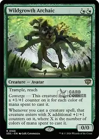 Secrets of Strixhaven Card List - Wildgrowth Archaic 0168