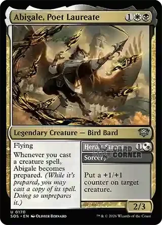 Secrets of Strixhaven Card List - Abigale, Poet Laureate 0170