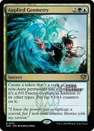 Secrets of Strixhaven Card List - Applied Geometry 0172