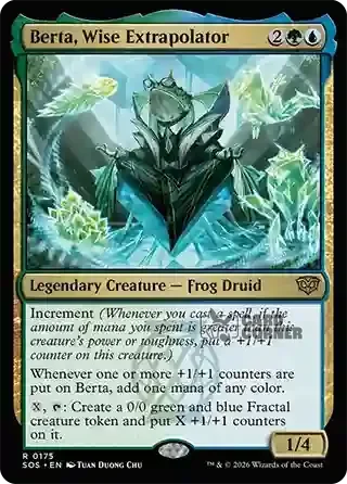 Secrets of Strixhaven Card List - Berta, Wise Extrapolator 0175