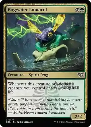Secrets of Strixhaven Card List - Bogwater Lumaret 0177