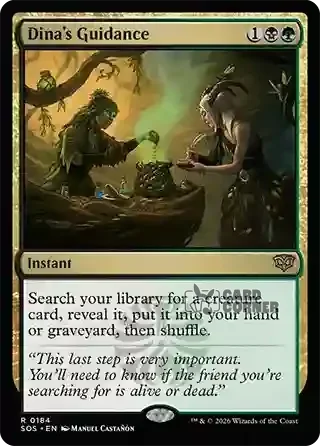 Secrets of Strixhaven Card List - Dina's Guidance 0184