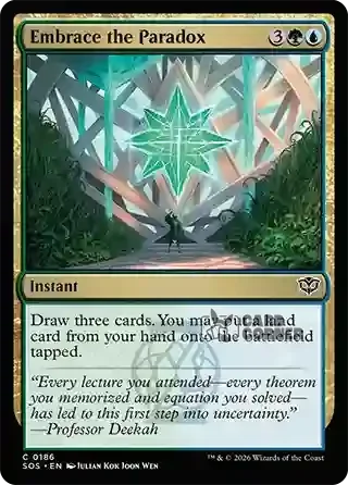 Secrets of Strixhaven Card List - Embrace the Paradox 0186
