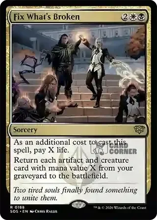 Secrets of Strixhaven Card List - Fix What's Broken 0188
