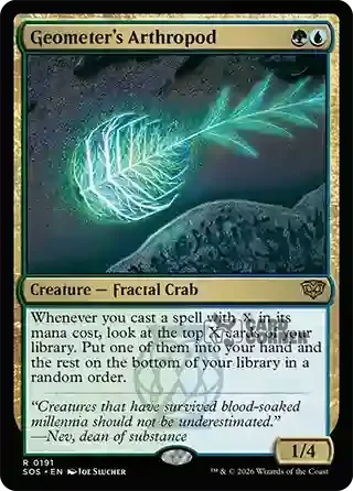 Secrets of Strixhaven Card List - Geometer's Arthropod 0191