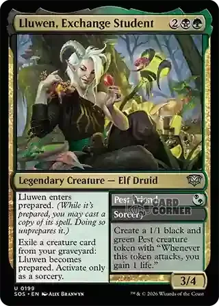 Secrets of Strixhaven Card List - Lluwen, Exchange Student 0199