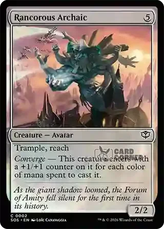 Secrets of Strixhaven Card List - Rancorous Archaic 0002