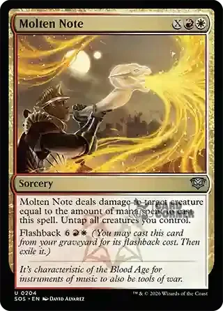 Secrets of Strixhaven Card List - Molten Note 0204