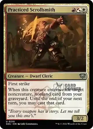 Secrets of Strixhaven Card List - Practiced Scrollsmith 0210