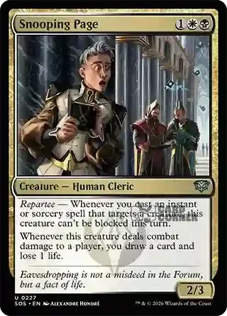 Secrets of Strixhaven Card List - Snooping Page 0227