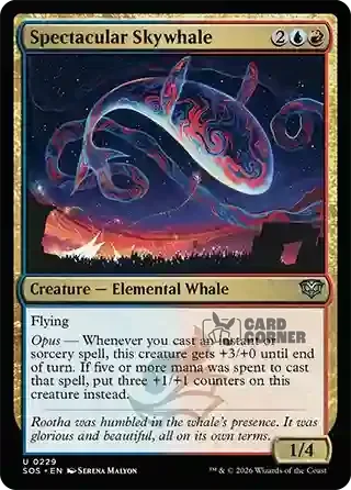 Secrets of Strixhaven Card List - Spectacular Skywhale 0229