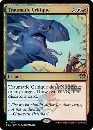 Secrets of Strixhaven Card List - Traumatic Critique 0239
