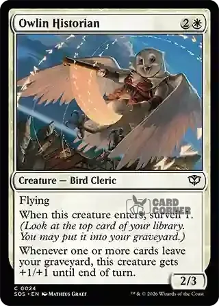 Secrets of Strixhaven Card List - Owlin Historian 0024