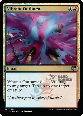 Secrets of Strixhaven Card List - Vibrant Outburst 0240