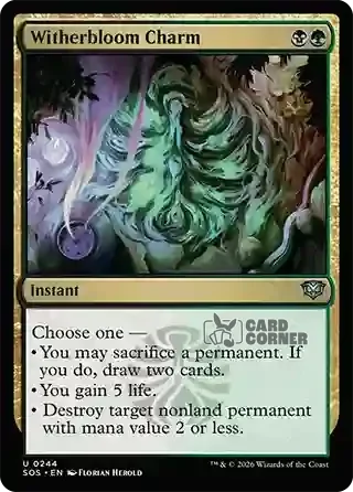 Secrets of Strixhaven Card List - Witherbloom Charm 0244
