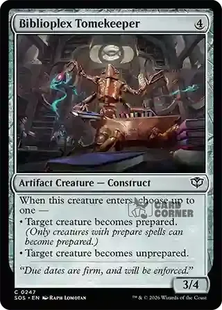 Secrets of Strixhaven Card List - Biblioplex Tomekeeper 0247