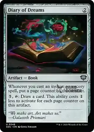 Secrets of Strixhaven Card List - Diary of Dreams 0248