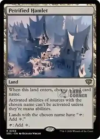 Secrets of Strixhaven Card List - Petrified Hamlet 0259