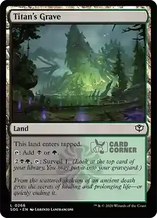 Secrets of Strixhaven Card List - Titan's Grave 0266