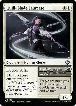 Secrets of Strixhaven Card List - Quill-Blade Laureate 0027