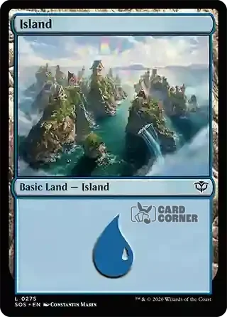 Secrets of Strixhaven Card List - Island 0275