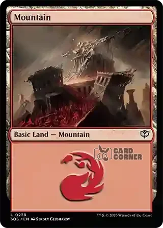 Secrets of Strixhaven Card List - Mountain 0278