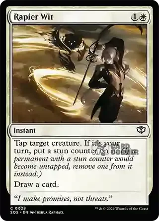 Secrets of Strixhaven Card List - Rapier Wit 0028