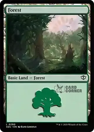 Secrets of Strixhaven Card List - Forest 0280