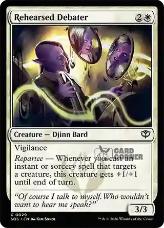 Secrets of Strixhaven Card List - Rehearsed Debater 0029