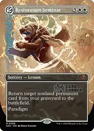 Secrets of Strixhaven Card List - Restoration Seminar 0290