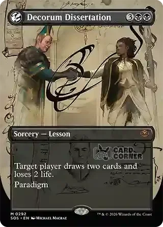 Secrets of Strixhaven Card List - Decorum Dissertation 0292