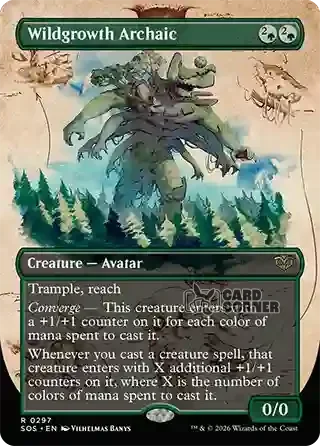 Secrets of Strixhaven Card List - Wildgrowth Archaic 0297