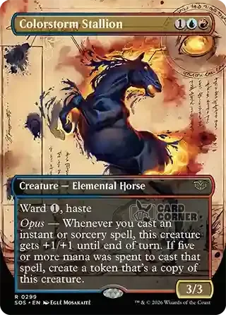 Secrets of Strixhaven Card List - Colorstorm Stallion 0299