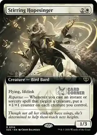 Secrets of Strixhaven Card List - Stirring Hopesinger 0314