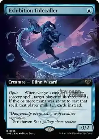 Secrets of Strixhaven Card List - Exhibition Tidecaller 0316