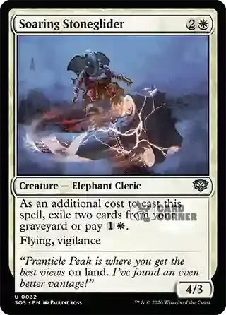 Secrets of Strixhaven Card List - Soaring Stoneglider 0032