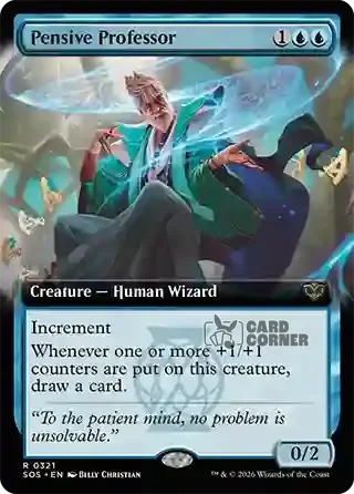 Secrets of Strixhaven Card List - Pensive Professor 0321