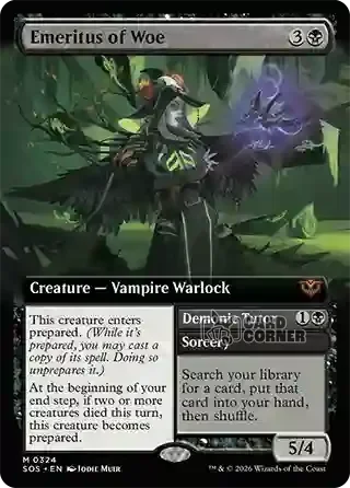 Secrets of Strixhaven Card List - Emeritus of Woe 0324