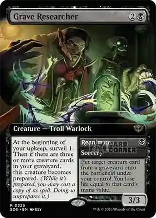 Secrets of Strixhaven Card List - Grave Researcher 0325