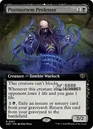 Secrets of Strixhaven Card List - Postmortem Professor 0327