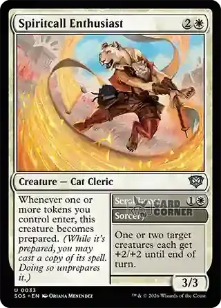 Secrets of Strixhaven Card List - Spiritcall Enthusiast 0033
