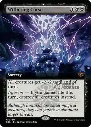 Secrets of Strixhaven Card List - Withering Curse 0330
