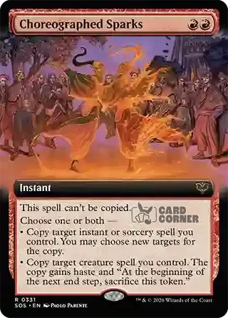 Secrets of Strixhaven Card List - Choreographed Sparks 0331