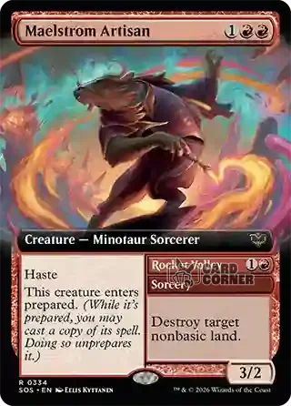 Secrets of Strixhaven Card List - Maelstrom Artisan 0334