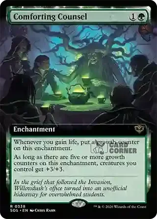 Secrets of Strixhaven Card List - Comforting Counsel 0338