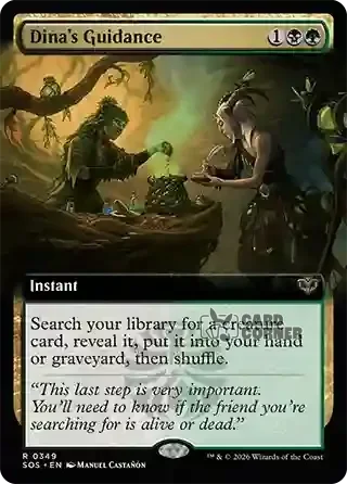 Secrets of Strixhaven Card List - Dina's Guidance 0349