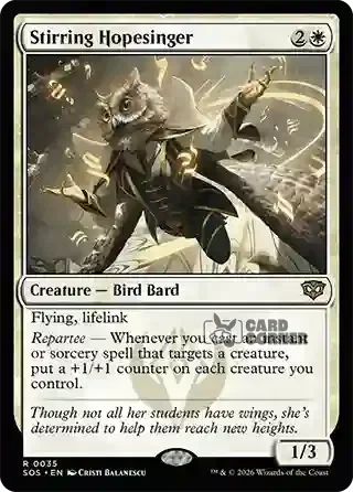 Secrets of Strixhaven Card List - Stirring Hopesinger 0035